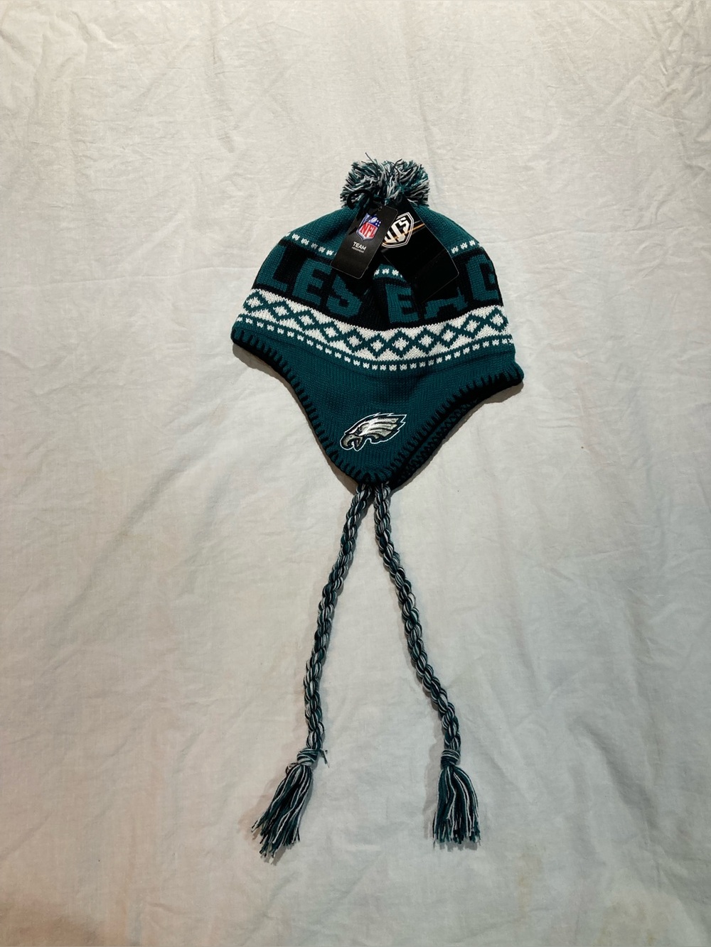 Philadelphia Eagles knit winter hat, one size fits most, NWT!